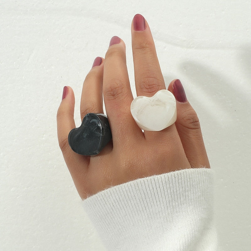  WOMEN'S RING • new collection CHELSEA Resin BYMANYC ® New York  NYC Wholesale Boutique Inventory - No MOQ & Ready to Ship