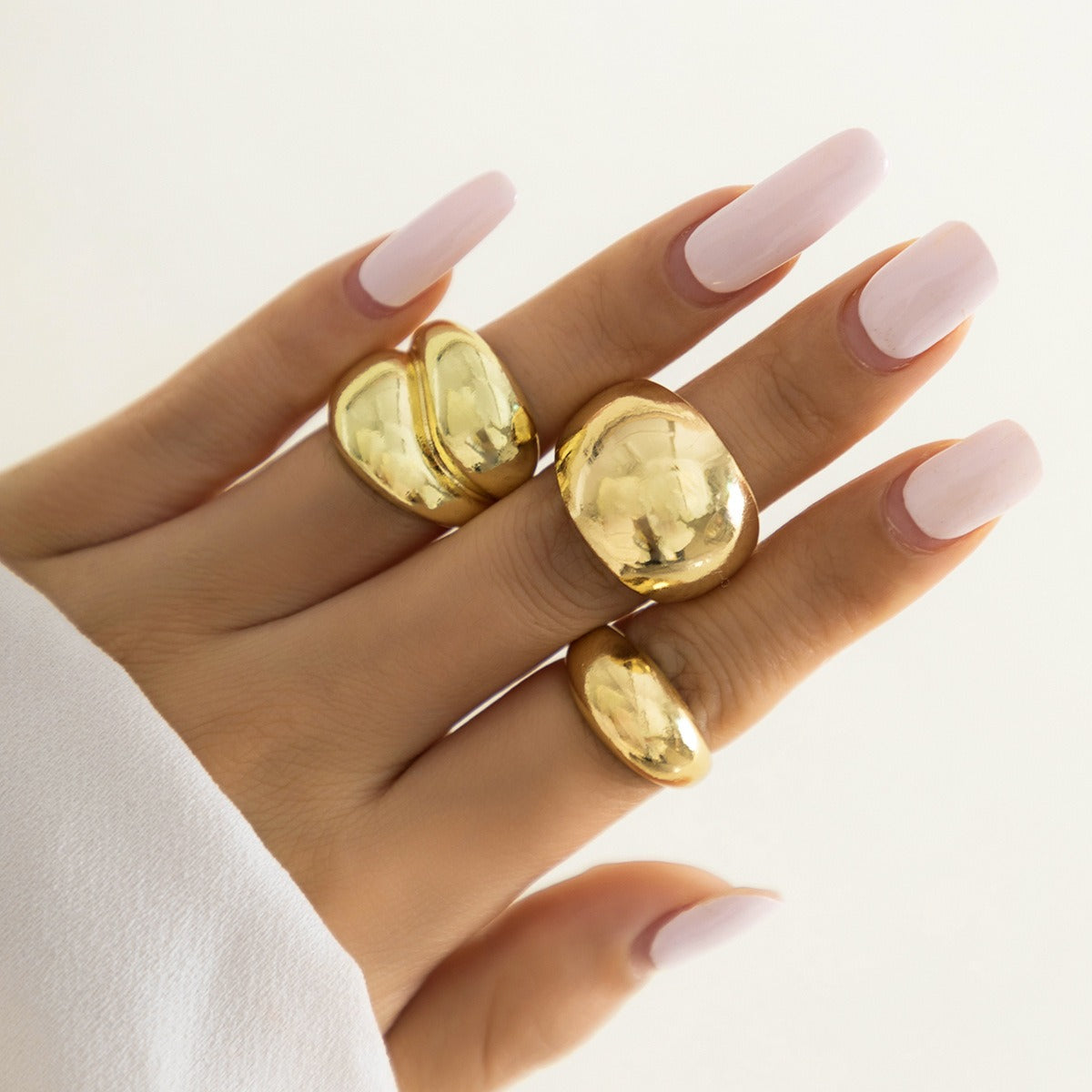  WOMEN'S RING • new collection NOLITA Gold Set BYMANYC ® New York  NYC Wholesale Boutique Inventory - No MOQ & Ready to Ship