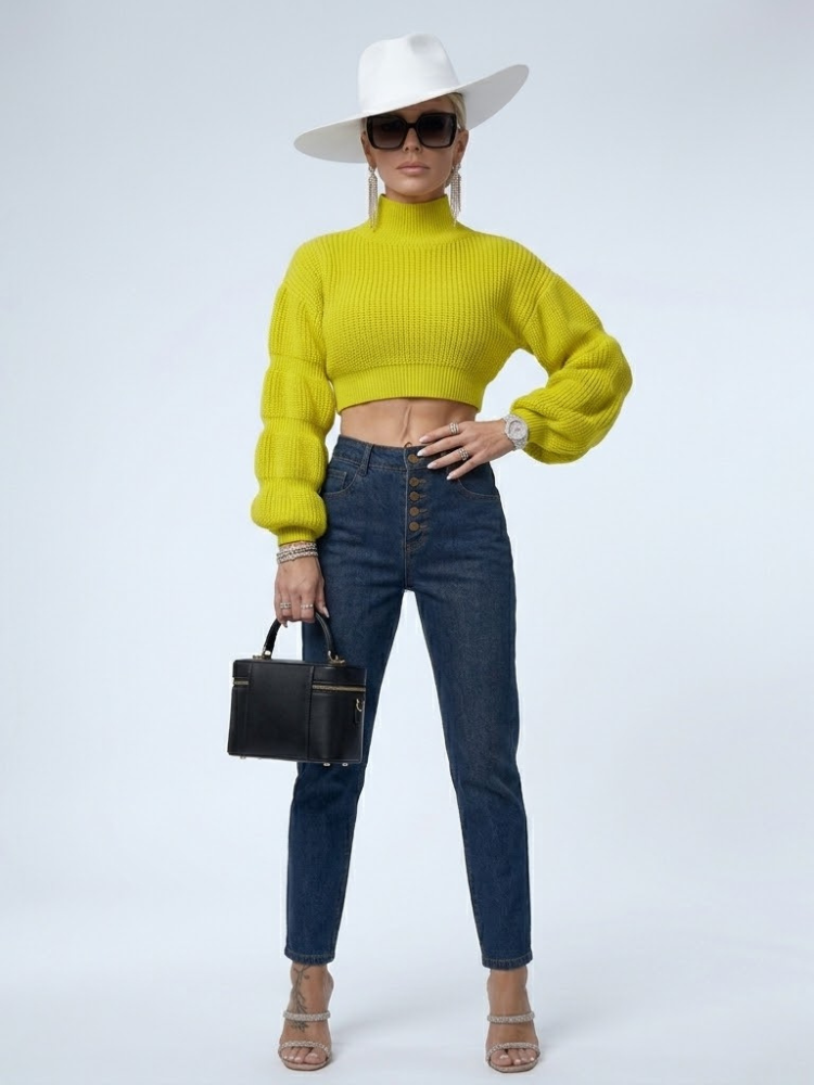  WOMEN'S SWEATER EAST VILLAGE New Collection - BYMANYC ® New York  NYC Wholesale Boutique Inventory - No MOQ & Ready to Ship
