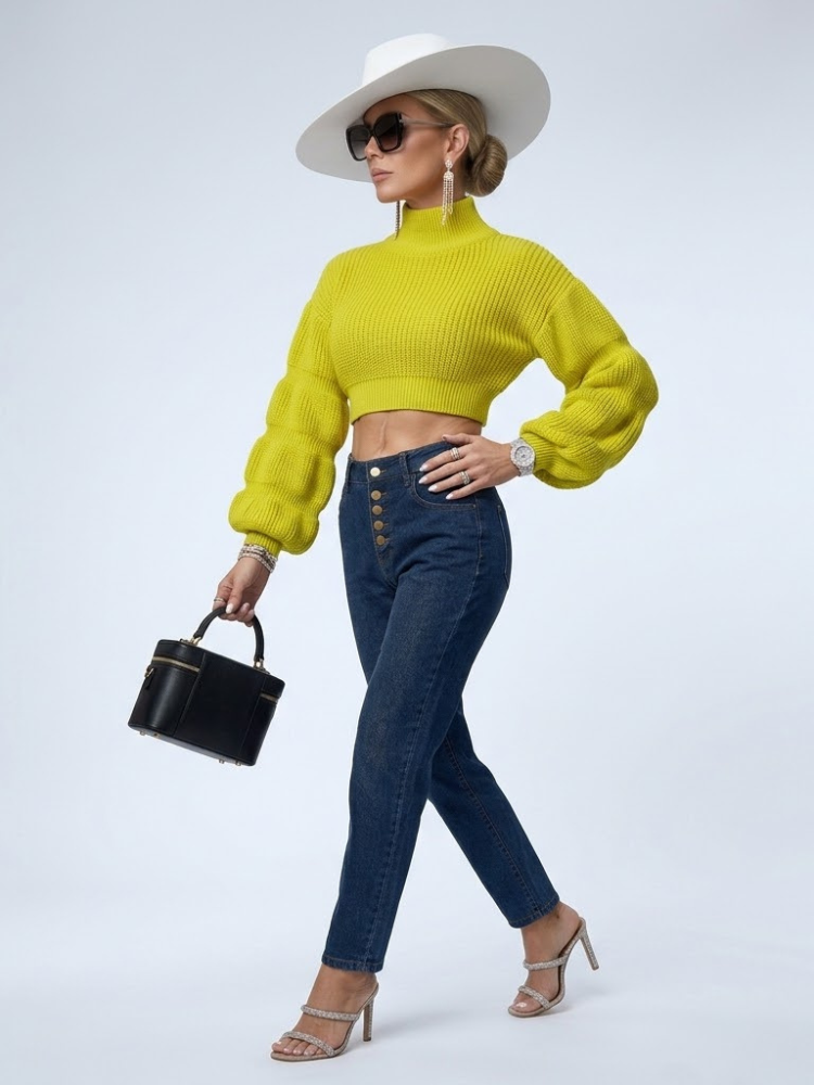  WOMEN'S SWEATER EAST VILLAGE New Collection - BYMANYC ® New York  NYC Wholesale Boutique Inventory - No MOQ & Ready to Ship