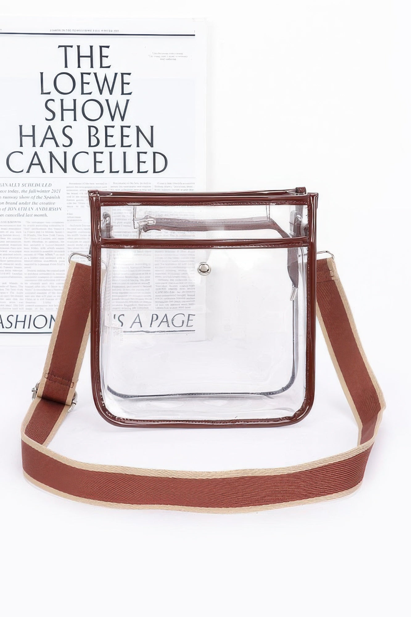  WOMEN'S TRANSPARENT BAG TRIBECA New Collection WALL STREET BYMANYC ® New York  NYC Wholesale Boutique Inventory - No MOQ & Ready to Ship