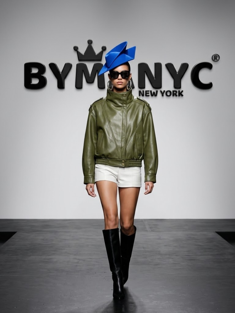 WOMEN'S JACKET NYC Eco-Friendly FASHION HUDSON YARDS BYMANYC ® New York