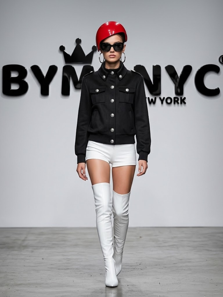 WOMEN'S JACKET NYC Eco-Friendly FASHION WILLIAMSBURG BYMANYC ® New York