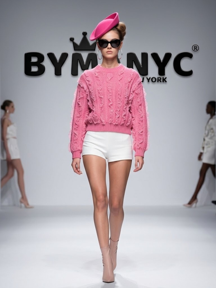 WOMEN'S KNITWEAR SWEATER NYC Eco-Friendly FASHION SOHO BYMANYC ® New York