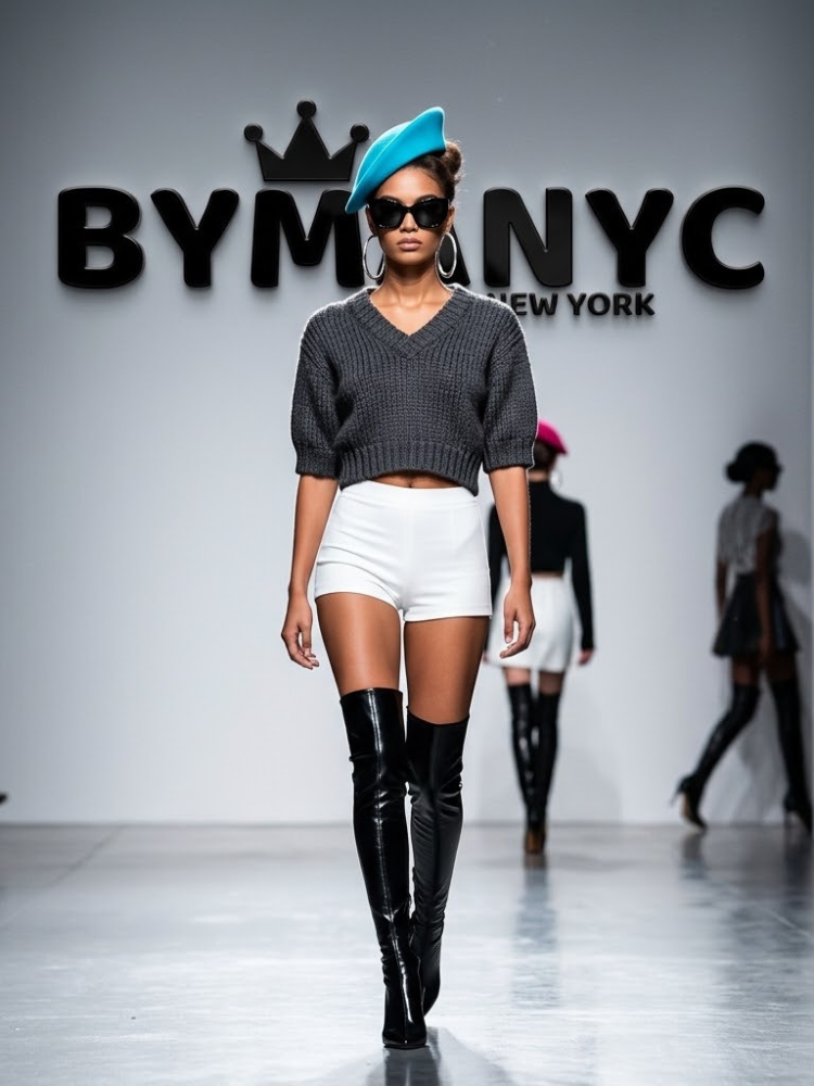 WOMEN'S KNITWEAR SWEATER NYC Eco-Friendly FASHION MERCER ST BYMANYC ® New York