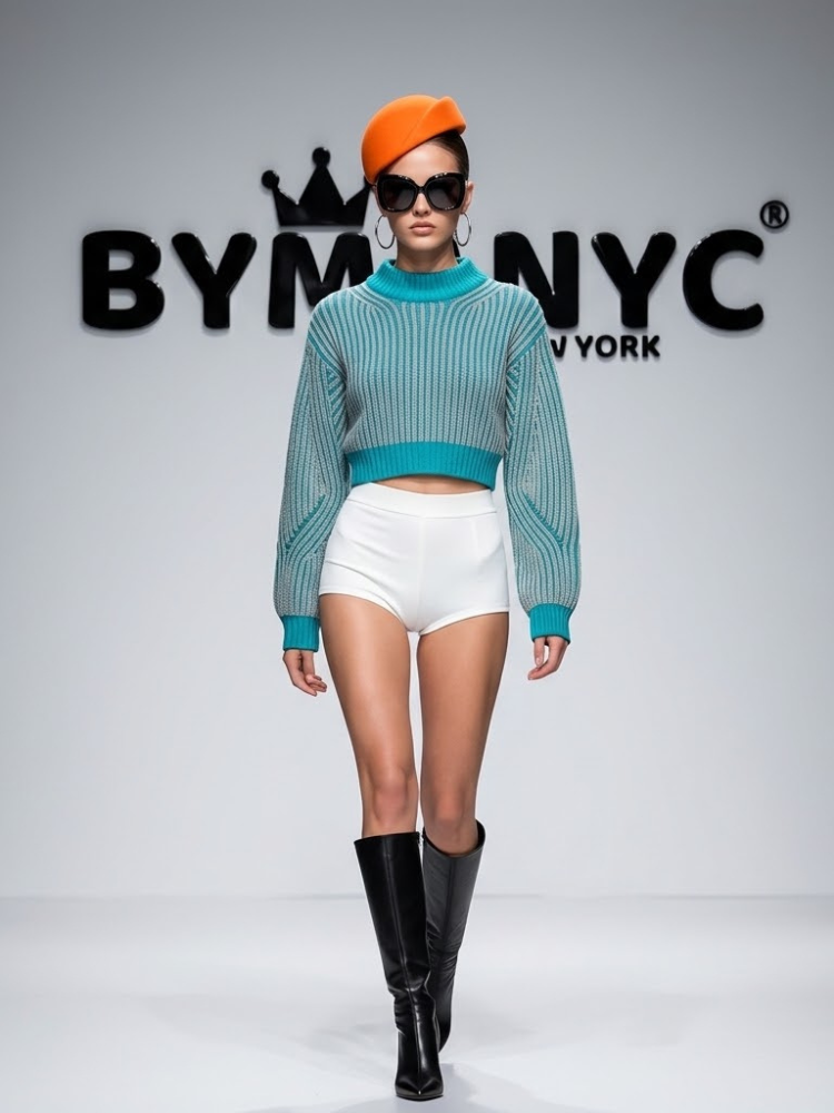 WOMEN'S KNITWEAR SWEATER NYC Eco-Friendly FASHION PARK AVE BYMANYC ® New York