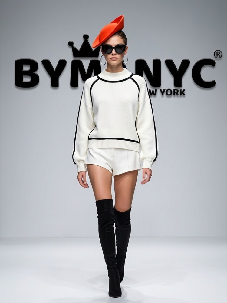 WOMEN'S KNITWEAR SWEATER NYC Eco-Friendly FASHION MADISON AVE BYMANYC ® New York