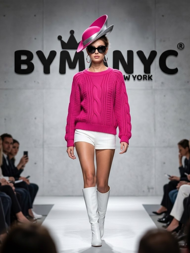 WOMEN'S KNITWEAR SWEATER NYC Eco-Friendly FASHION HIGH LINE BYMANYC ® New York