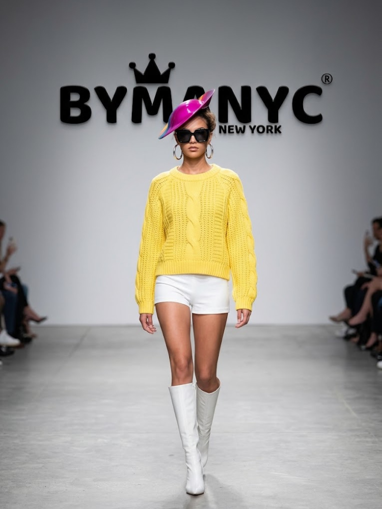 WOMEN'S KNITWEAR SWEATER NYC Eco-Friendly FASHION HIGH LINE BYMANYC ® New York