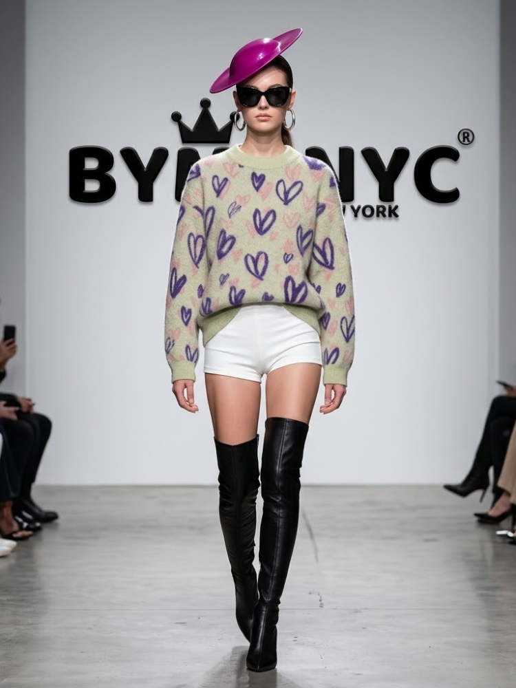 WOMEN'S KNITWEAR SWEATER NYC Eco-Friendly FASHION FIFTH AVE BYMANYC ® New York
