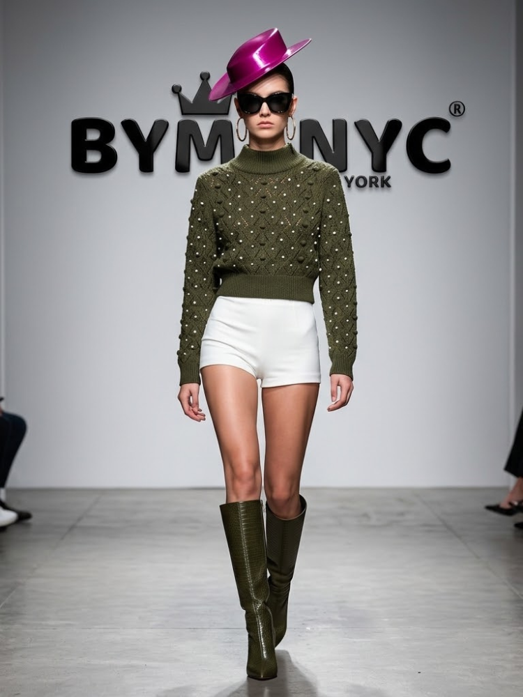 WOMEN'S KNITWEAR SWEATER NYC Eco-Friendly FASHION LEXINGTON AVE BYMANYC ® New York