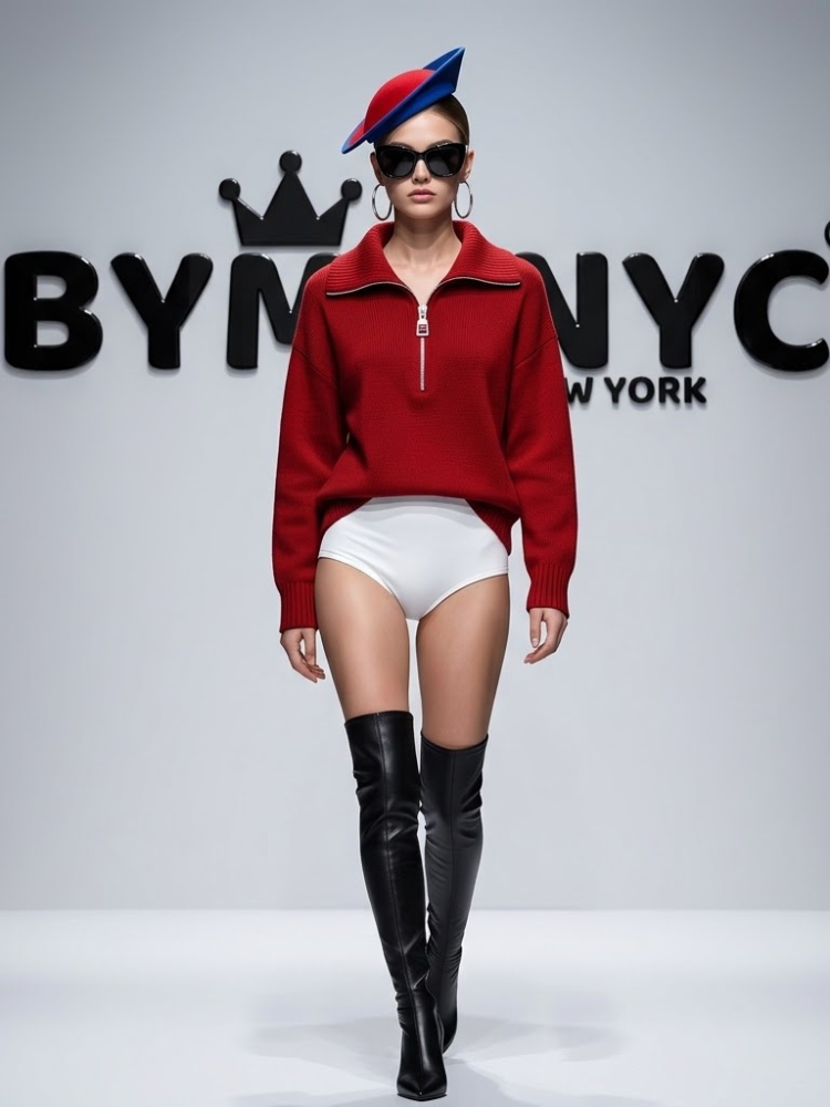 WOMEN'S KNITWEAR SWEATER NYC Eco-Friendly FASHION BROOKLYN BYMANYC ® New York