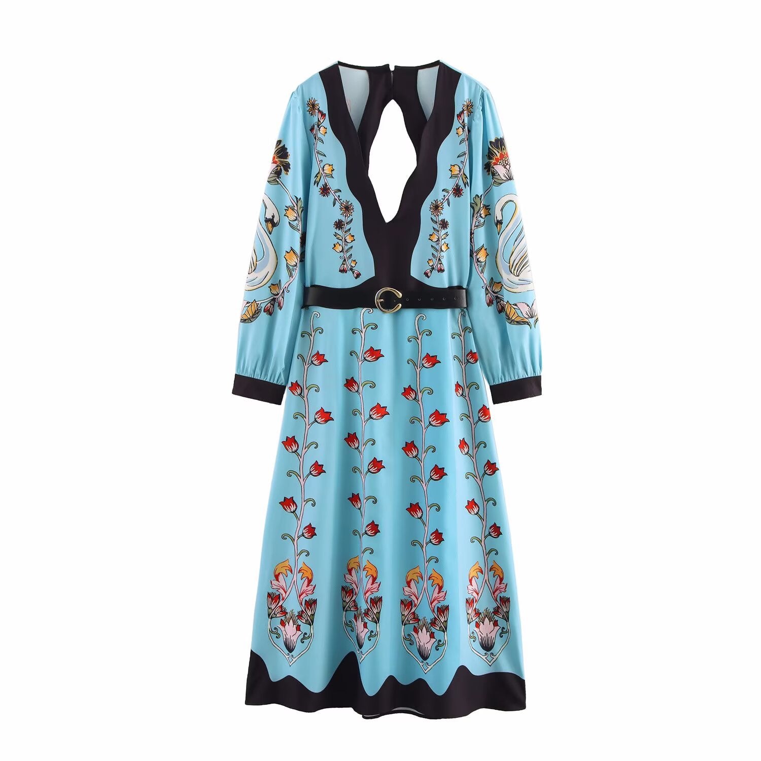 Waist-Cinched Floral Dress, The Met | Women - BYMANYC ® New York - BYMANYC ® New York  