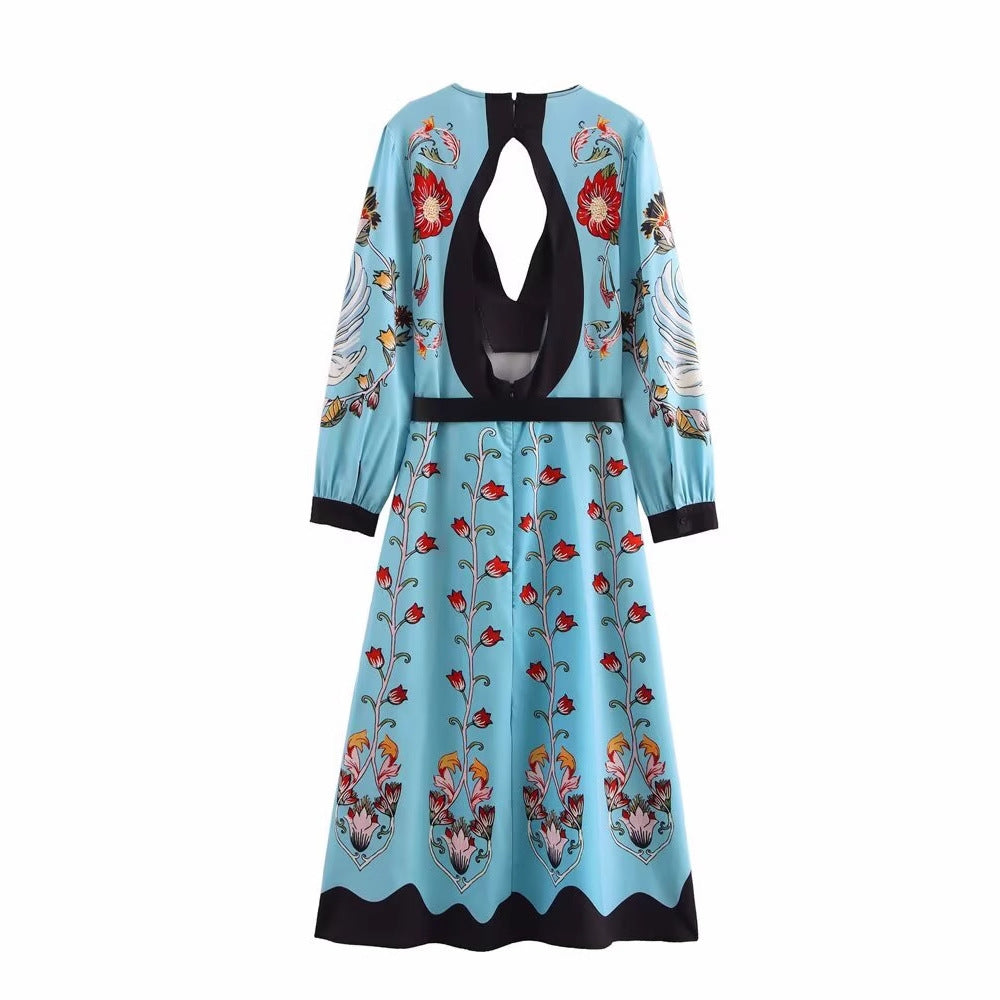 Waist-Cinched Floral Dress, The Met | Women - BYMANYC ® New York - BYMANYC ® New York  