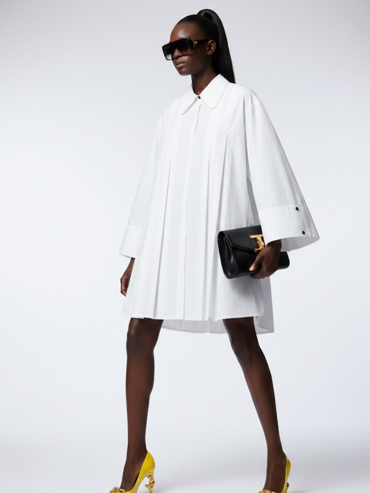 White Summer Dress New Collection Prêt-à-Porter BYMANYC New York - BYMANYC ® New York  