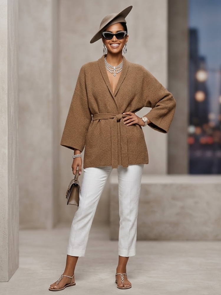  Woman's Cardigan TRIBECA New Collection FASHION CHIC - BYMANYC ® New York  NYC Wholesale Boutique Inventory - No MOQ & Ready to Ship