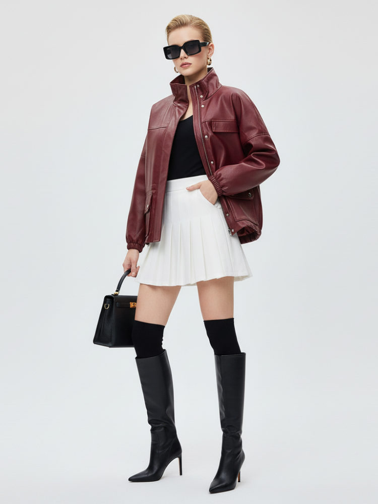  Women's Biker Jacket LOWER EAST SIDE ECO FASHION BYMANYC ® New York  NYC Wholesale Boutique Inventory - No MOQ & Ready to Ship