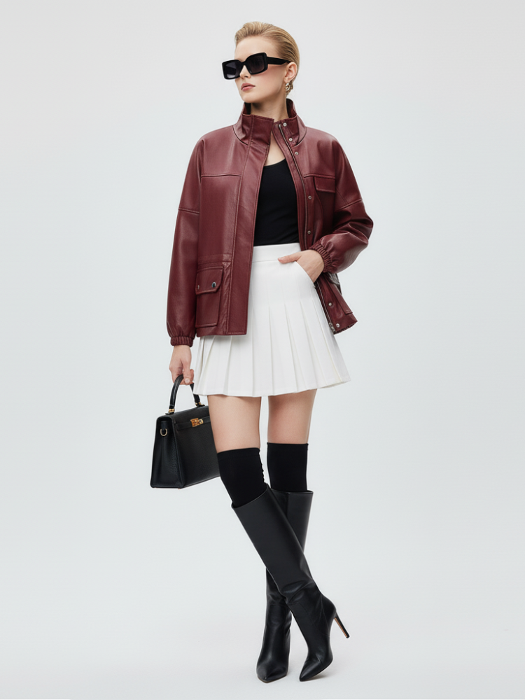  Women's Biker Jacket LOWER EAST SIDE ECO FASHION BYMANYC ® New York  NYC Wholesale Boutique Inventory - No MOQ & Ready to Ship