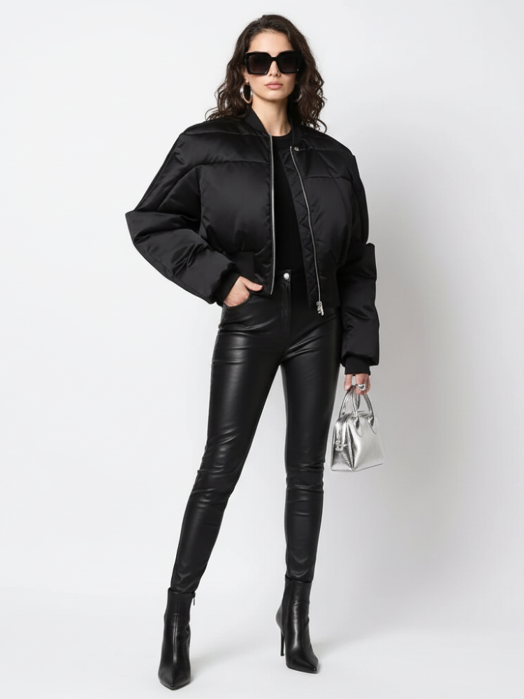 Women's Bomber Jacket BROOKLYN BRIDGE COUTURE BYMANYC ® New York  NYC Wholesale Boutique Inventory - No MOQ & Ready to Ship