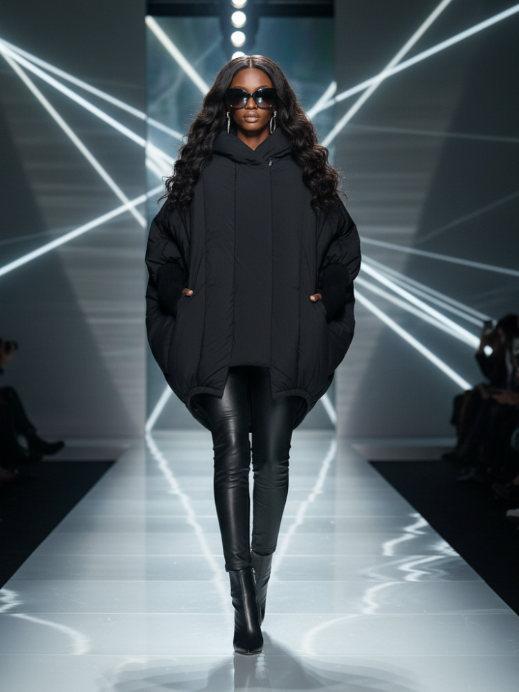  Women's Cape Coat FINANCIAL DISTRICT COUTURE BYMANYC ® New York  NYC Wholesale Boutique Inventory - No MOQ & Ready to Ship