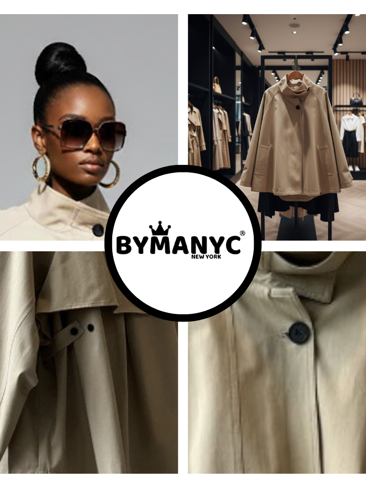  Women's Cape Jacket TRIBECA COUTURE BYMANYC ® New York  NYC Wholesale Boutique Inventory - No MOQ & Ready to Ship