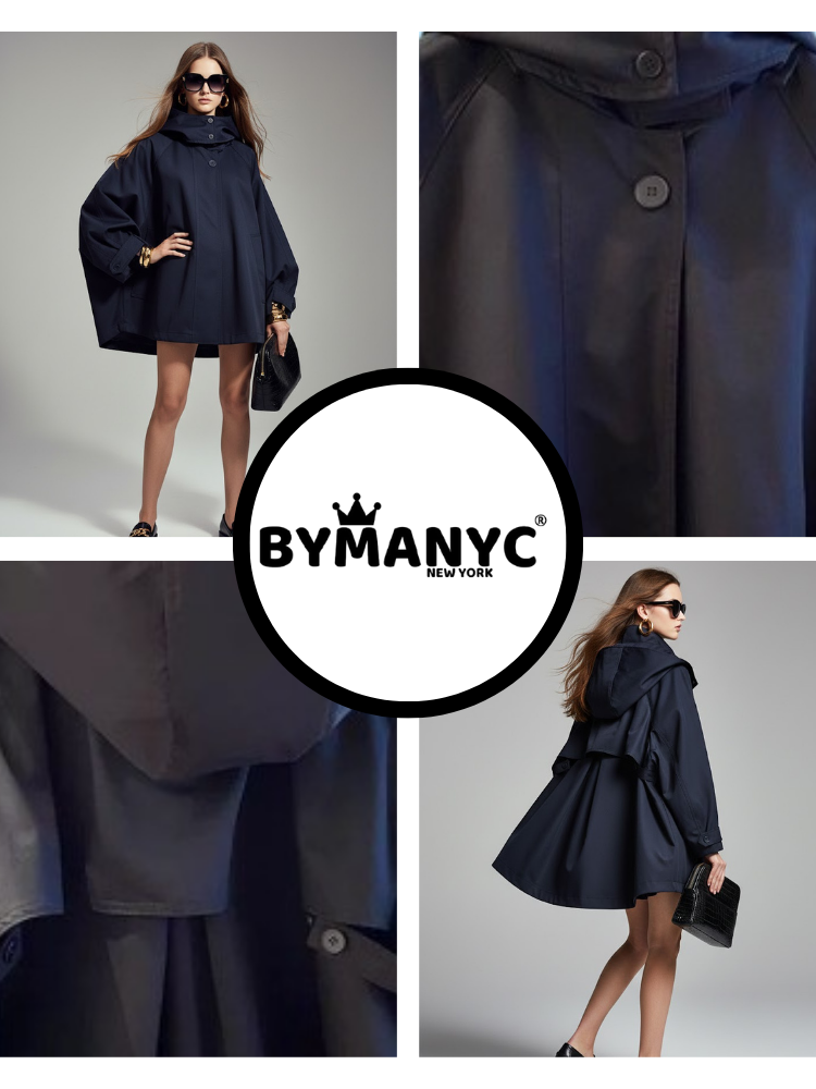 Women's Cape Jacket TRIBECA ECO FASHION BYMANYC ® New York - BYMANYC ® New York  
