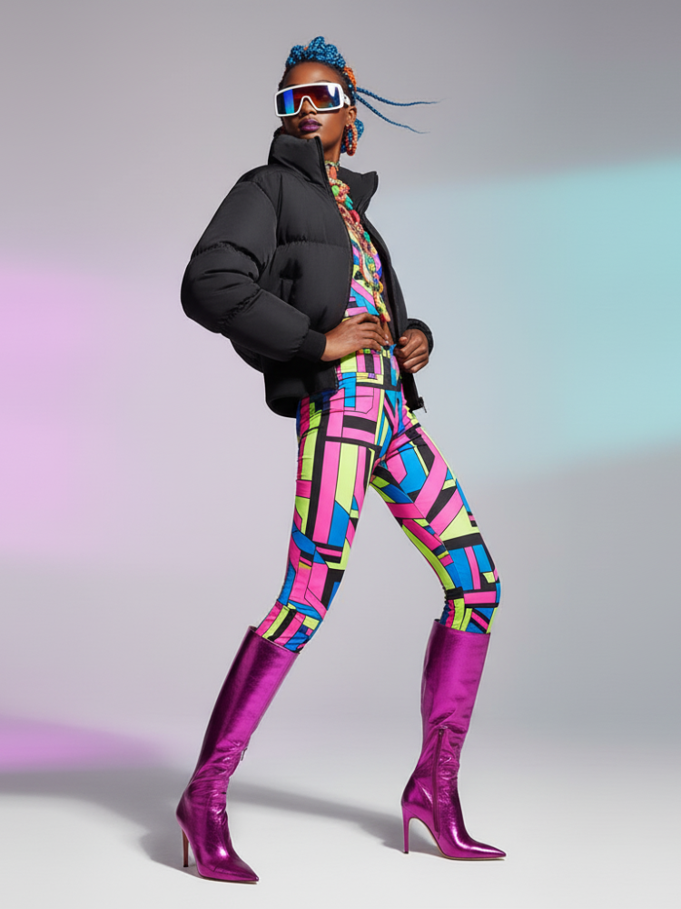 Women's Cropped Puffer Jacket HARLEM ECO FASHION BYMANYC ® New York - BYMANYC ® New York  