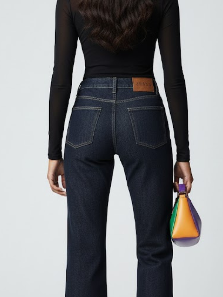 Women's Denim Trousers HUDSON YARDS NYFW New Colecction BYMANYC ® New York - BYMANYC ® New York  