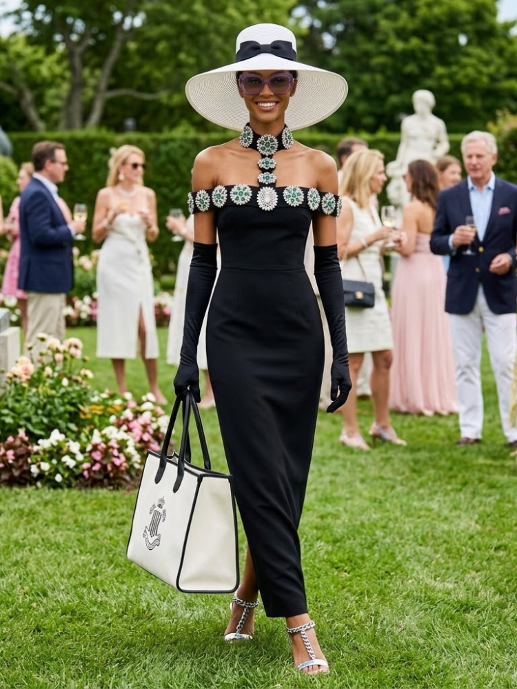  Women's Dress Elegant Black PARK AVENUE THE HAMPTONS BYMANYC ® New York  NYC Wholesale Boutique Inventory - No MOQ & Ready to Ship