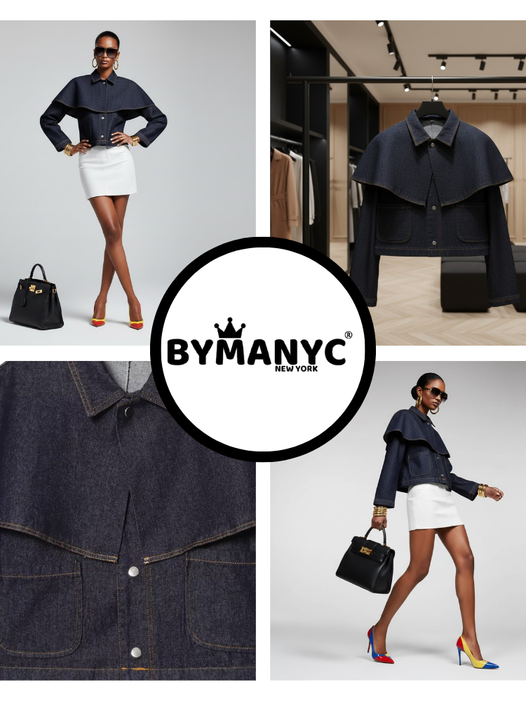  Women's Eco Jacket BILTMORE NYFW New Collection BYMANYC ® New York  NYC Wholesale Boutique Inventory - No MOQ & Ready to Ship