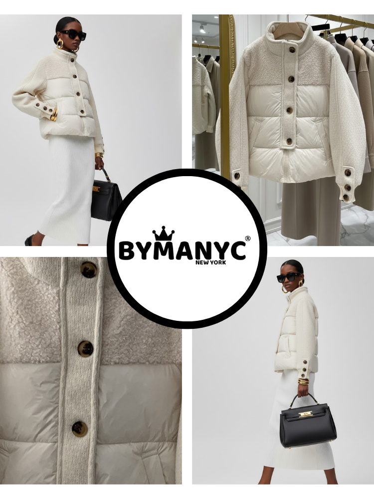  Women's Eco Jacket BROADWAY NYFW New Collection BYMANYC ® New York  NYC Wholesale Boutique Inventory - No MOQ & Ready to Ship