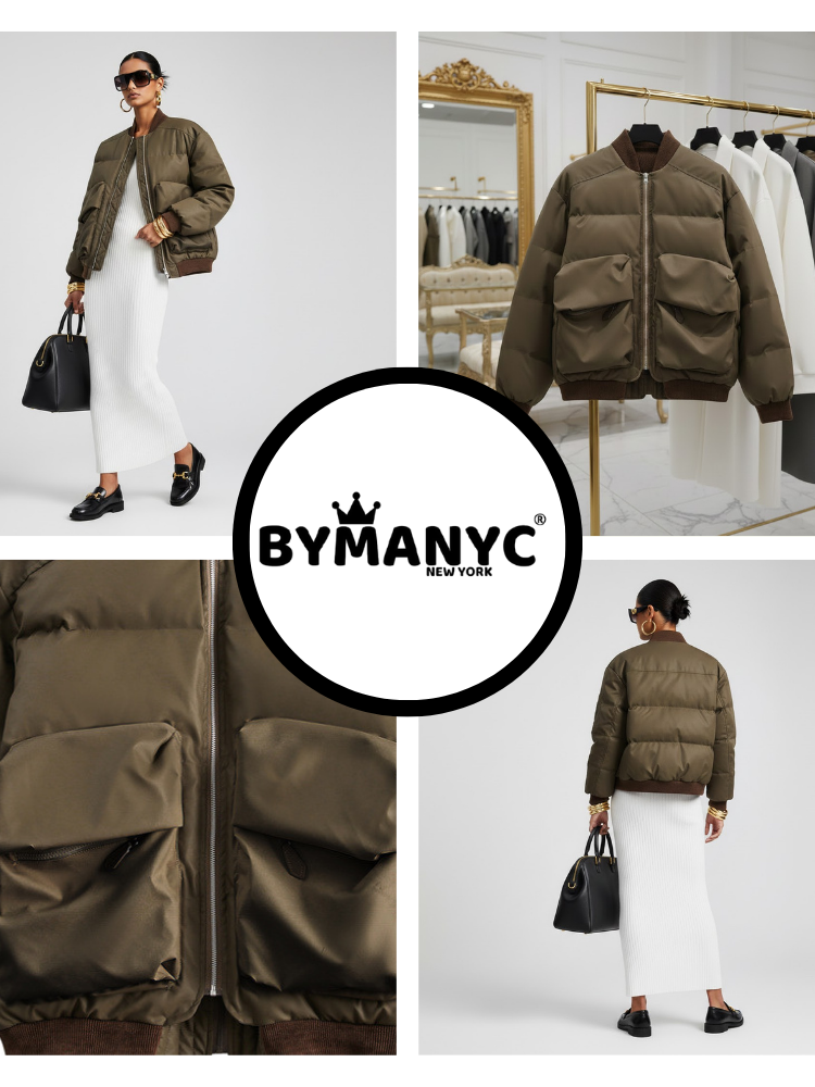  Women's Eco Jacket BRYANT PARK NYFW New Collection BYMANYC ® New York  NYC Wholesale Boutique Inventory - No MOQ & Ready to Ship
