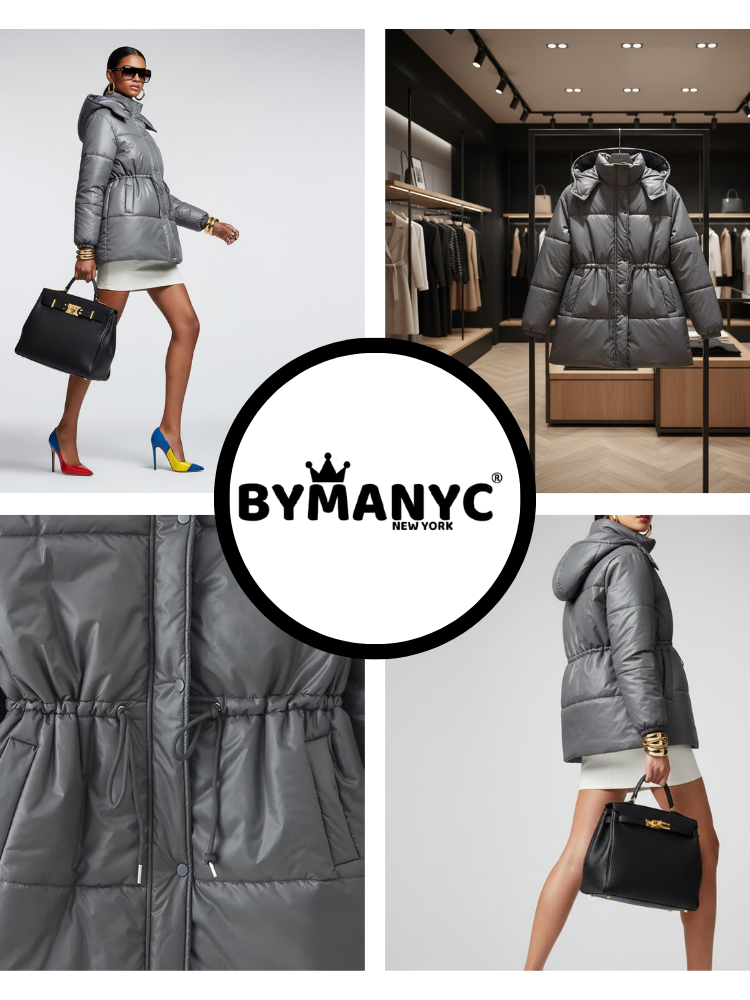  Women's Eco Jacket EMPIRE STATE NYFW New Collection BYMANYC ® New York  NYC Wholesale Boutique Inventory - No MOQ & Ready to Ship