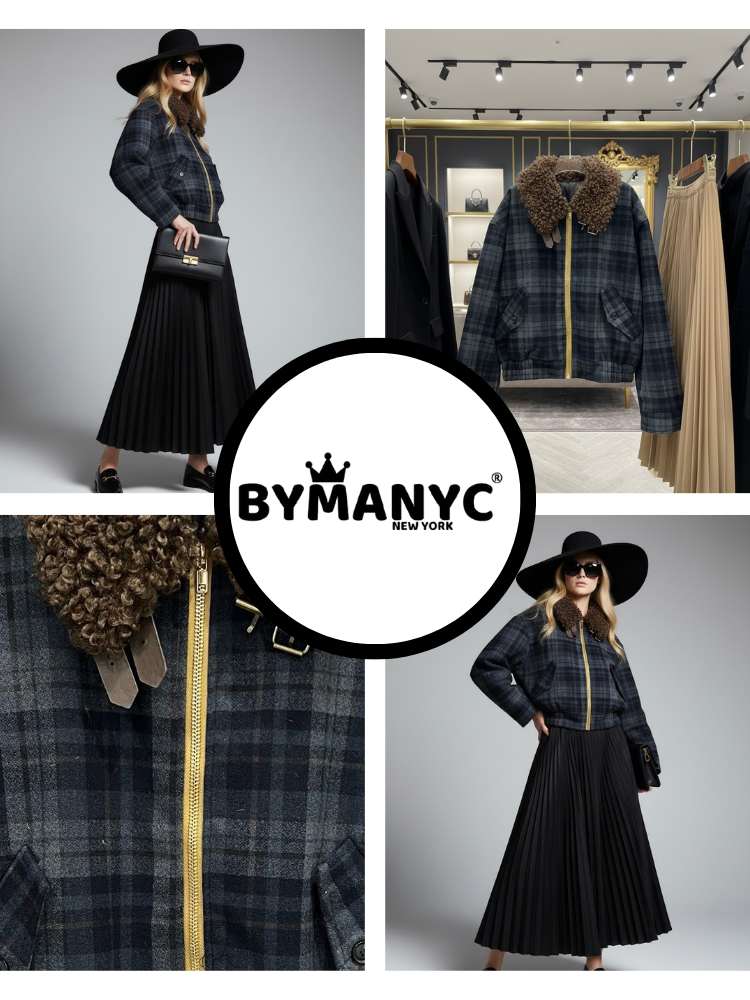  Women's Eco Jacket FI DI NY CITY Collection BYMANYC ® New York  NYC Wholesale Boutique Inventory - No MOQ & Ready to Ship