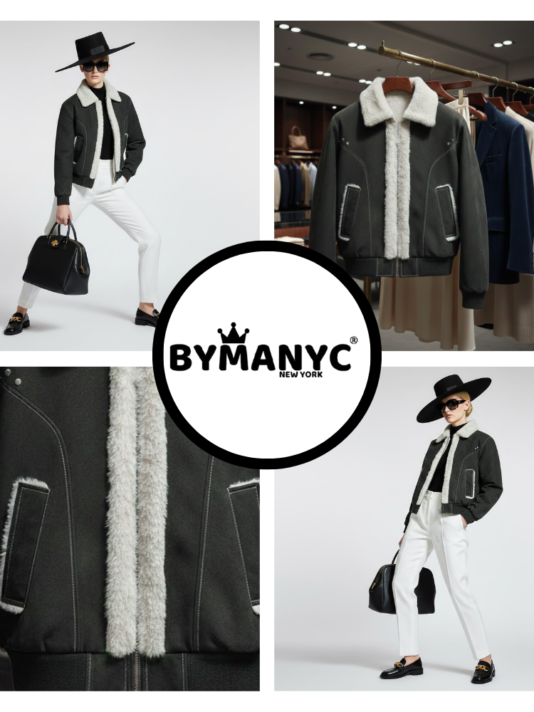  Women's Eco Jacket FLUSHING NY CITY Collection BYMANYC ® New York  NYC Wholesale Boutique Inventory - No MOQ & Ready to Ship