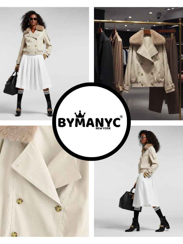 Women's Eco Jacket FORDHAM NY CITY Collection BYMANYC ® New York - BYMANYC ® New York  