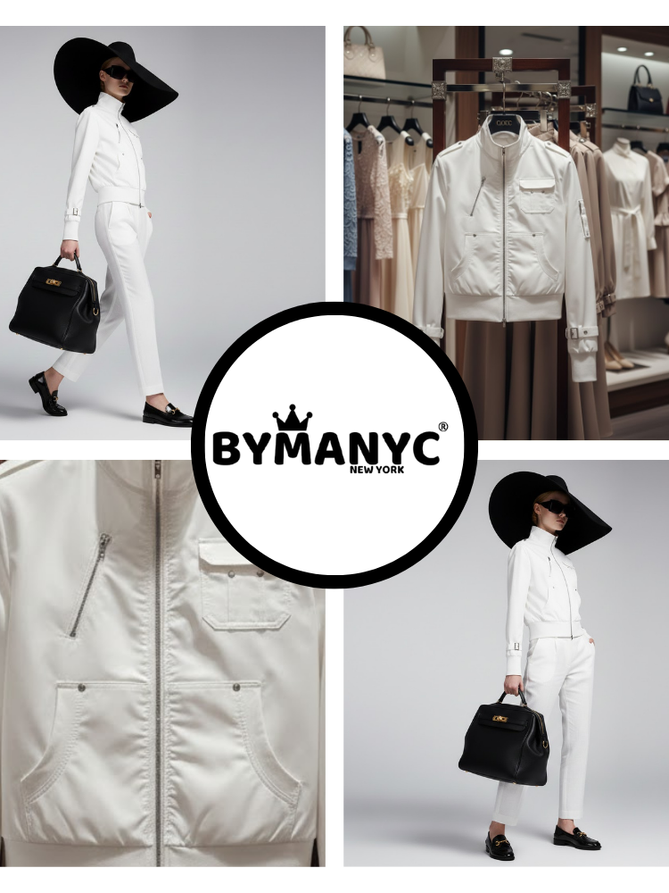 Women's Eco Jacket GREENWICH NY CITY Collection BYMANYC ® New York - BYMANYC ® New York  