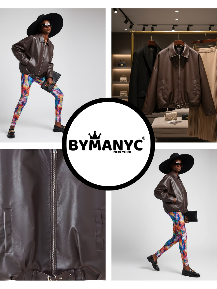  Women's Eco Jacket HARLEM NY CITY Collection BYMANYC ® New York  NYC Wholesale Boutique Inventory - No MOQ & Ready to Ship