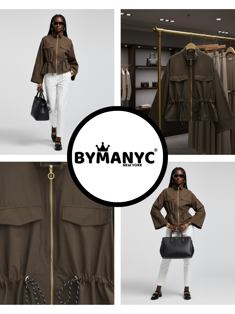 Women's Eco Jacket JACKSON HEIGHTS NY CITY Collection BYMANYC ® New York - BYMANYC ® New York  