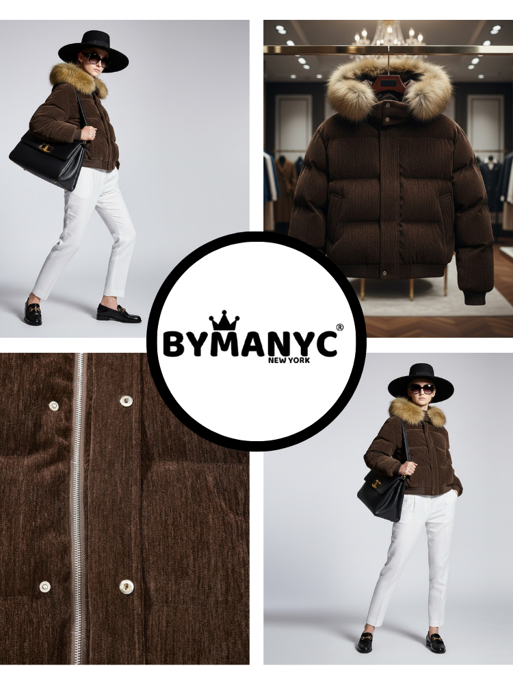  Women's Eco Jacket KOREATOWN NY CITY Collection BYMANYC ® New York  NYC Wholesale Boutique Inventory - No MOQ & Ready to Ship