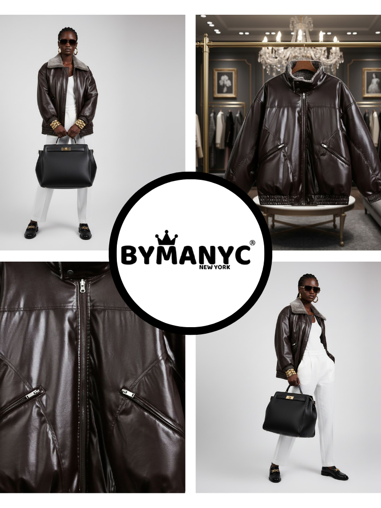 Women's Eco Jacket PROSPECT HEIGHTS NY CITY Collection BYMANYC ® New York - BYMANYC ® New York  