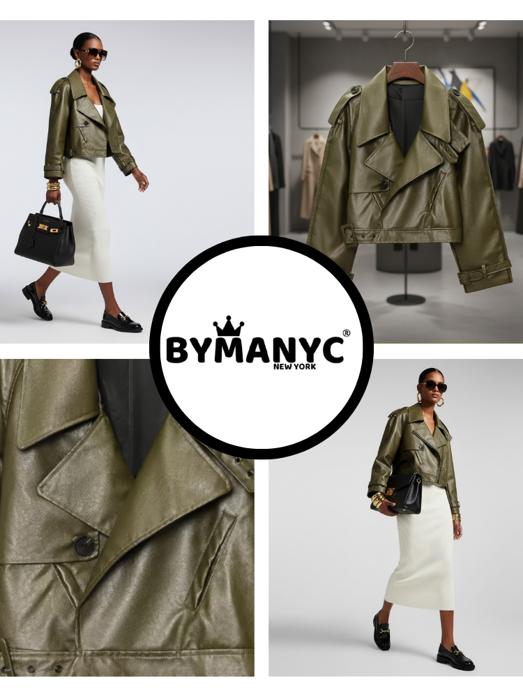  Women's Eco Jacket ROCKEFELLER NYFW New Collection BYMANYC ® New York  NYC Wholesale Boutique Inventory - No MOQ & Ready to Ship