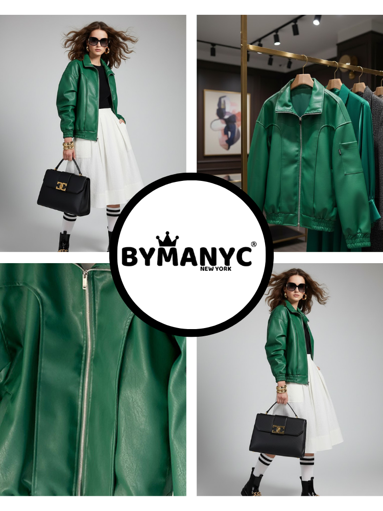  Women's Eco Jacket ROOSEVELT ISL NY CITY Collection BYMANYC ® New York  NYC Wholesale Boutique Inventory - No MOQ & Ready to Ship