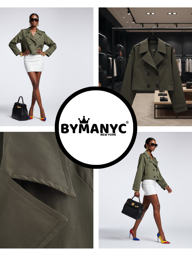  Women's Eco Jacket ST. PATRICK NYFW New Collection BYMANYC ® New York  NYC Wholesale Boutique Inventory - No MOQ & Ready to Ship