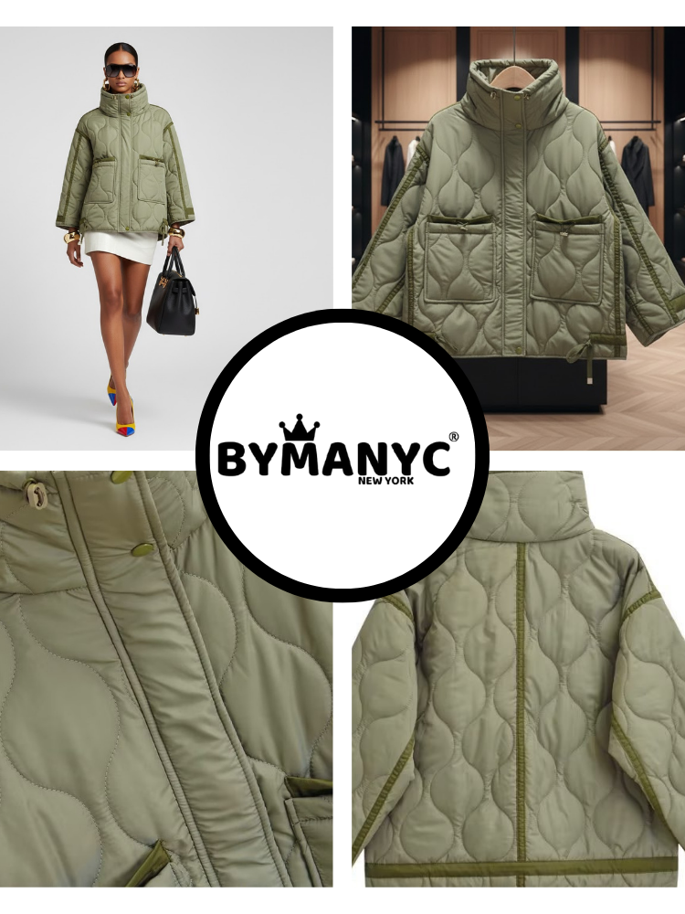  Women's Eco Jacket TRIANGLE NYFW New Collection BYMANYC ® New York  NYC Wholesale Boutique Inventory - No MOQ & Ready to Ship