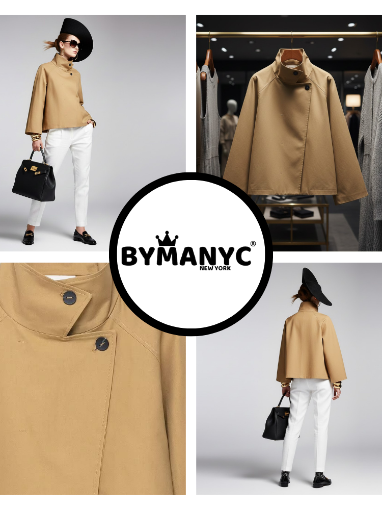  Women's Eco Jacket TURTLE BAY NY CITY Collection BYMANYC ® New York  NYC Wholesale Boutique Inventory - No MOQ & Ready to Ship