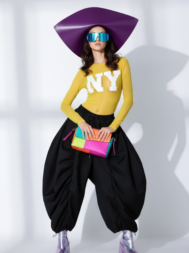 Women's Extra Wide Trousers CONEY ISLAND NYFW New Colecction BYMANYC ® New York - BYMANYC ® New York  