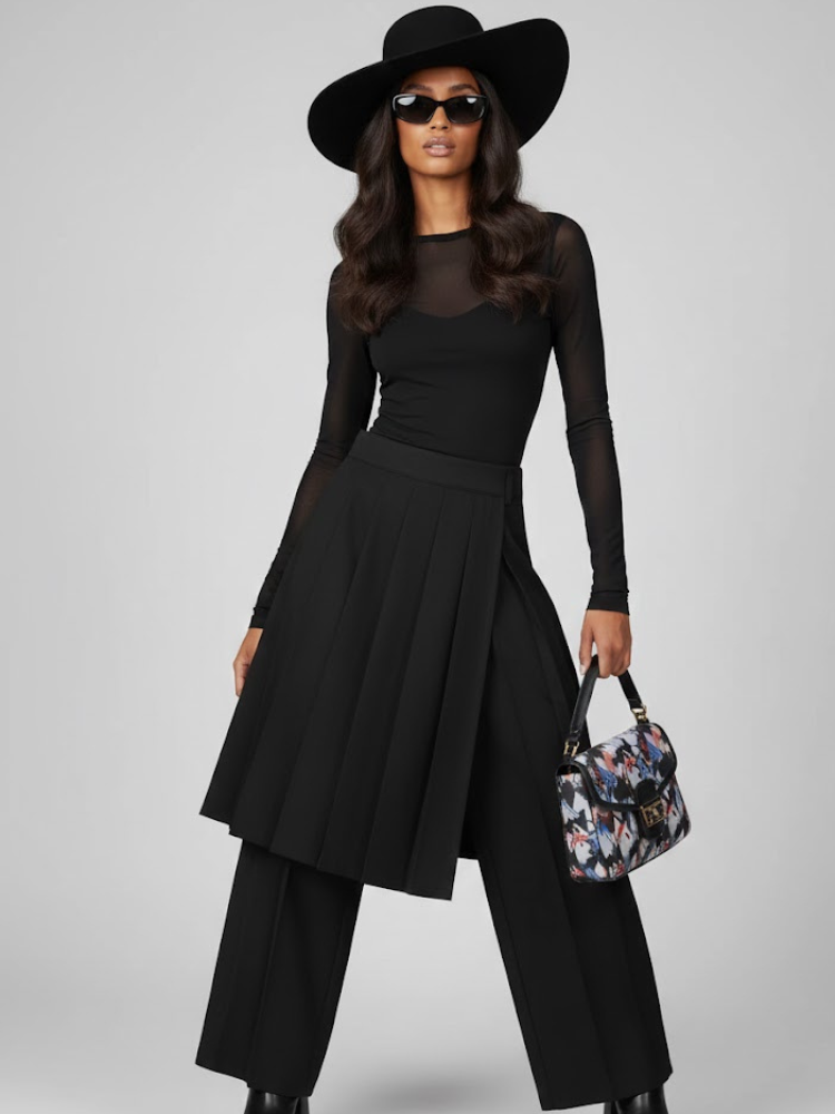 Women's Extra Wide Trousers DECONSTRUCTED TRIBECA NYFW New Colecction BYMANYC ® New York - BYMANYC ® New York  