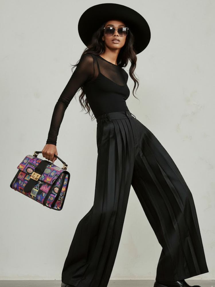 Women's Extra Wide Trousers DECONSTRUCTED TRIBECA NYFW New Colecction BYMANYC ® New York - BYMANYC ® New York  