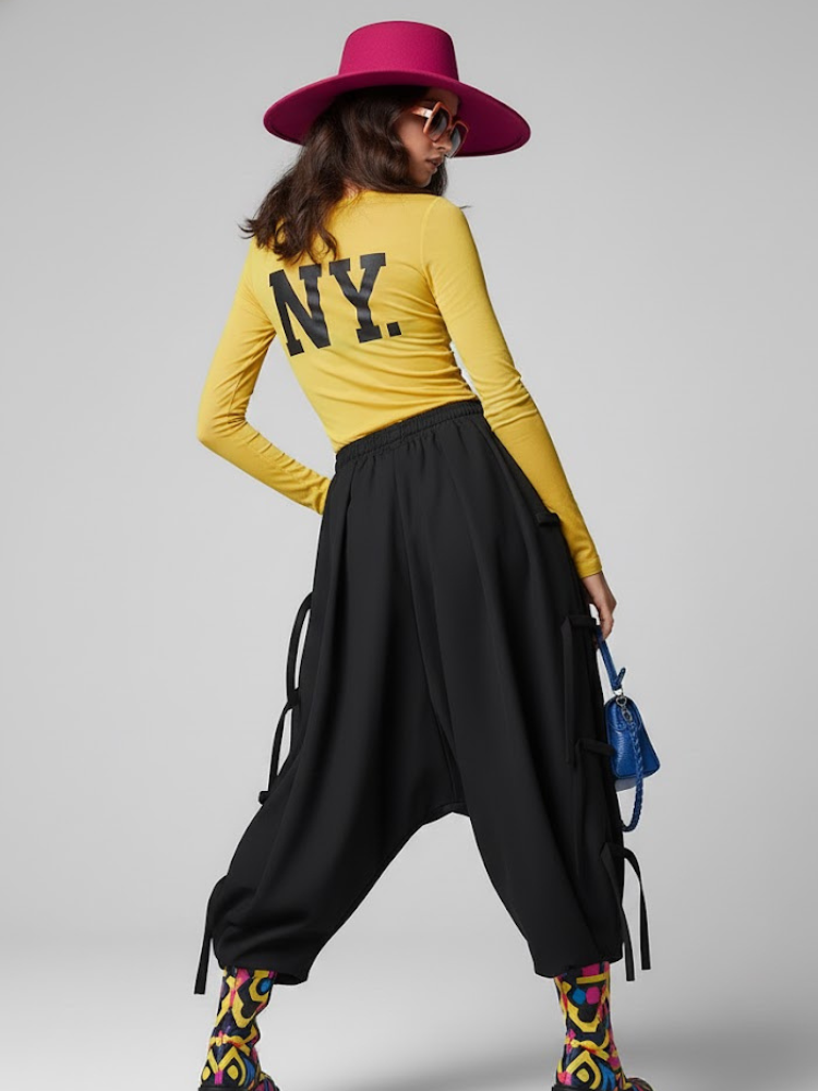 Women's Extra Wide Trousers FLATIRON NYFW New Colecction BYMANYC ® New York - BYMANYC ® New York  